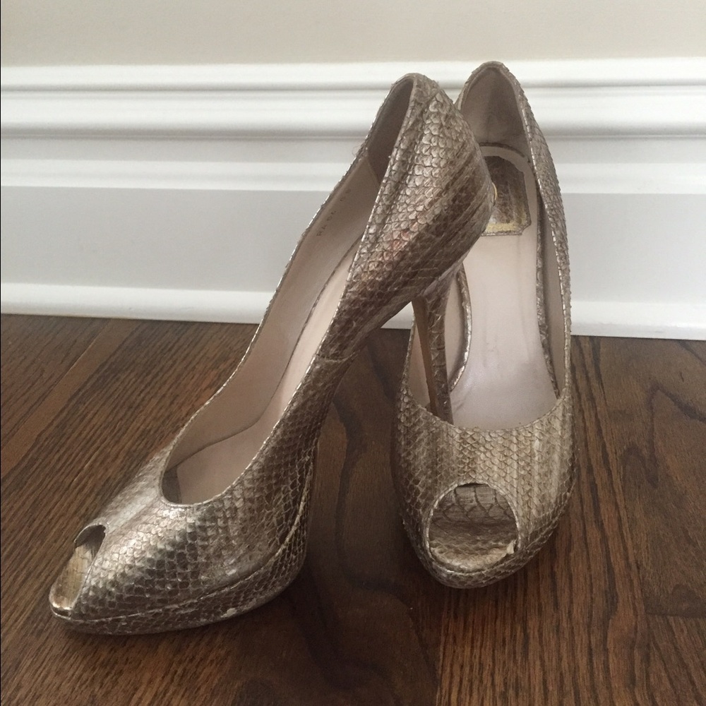 Christian Dior Metallic Miss Dior Escarpin 12 Pumps 39.5 - Picture 2 of 11